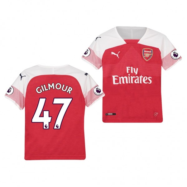 Youth Arsenal Charlie Gilmour Home Official Jersey