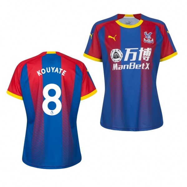 Women's Crystal Palace Cheikhou Kouyate Home Jersey Blue Red