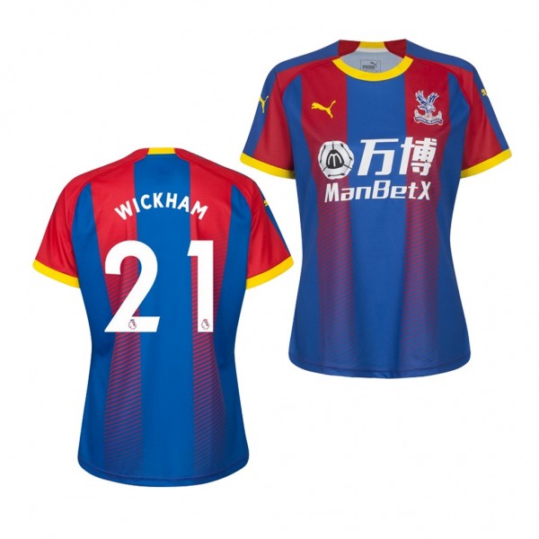 Women's Crystal Palace Connor Wickham Home Jersey Blue Red