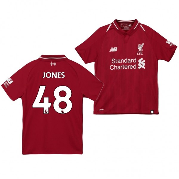 Youth Liverpool Curtis Jones Home Official Jersey