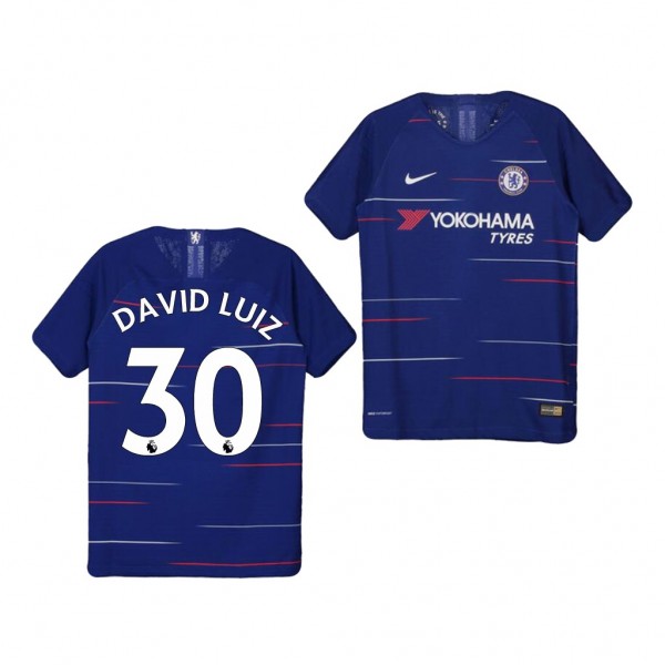 Youth Chelsea David Luiz Home Jersey