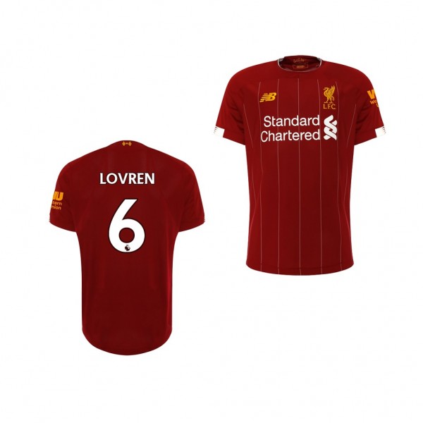 Men's Liverpool Dejan Lovren 19-20 Home Jersey Online