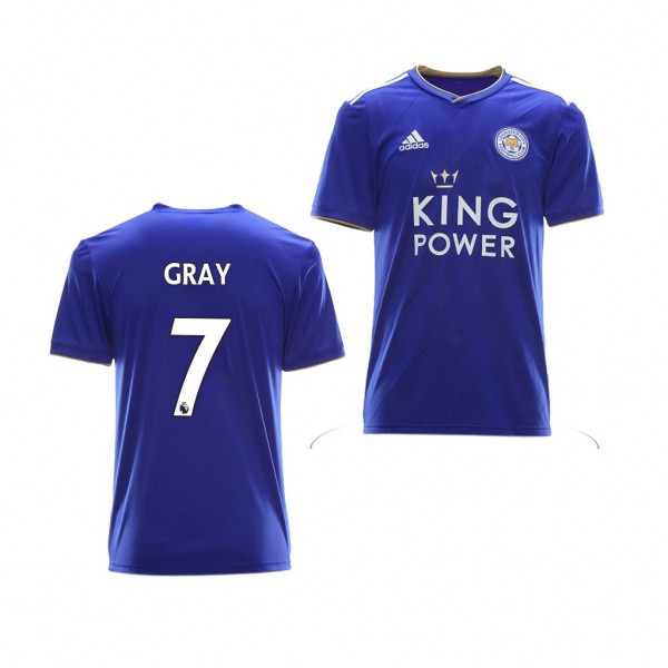 Youth Leicester City Demarai Gray Home Official Jersey