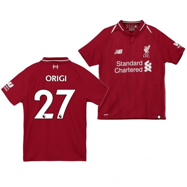 Youth Liverpool Divock Origi Home Official Jersey