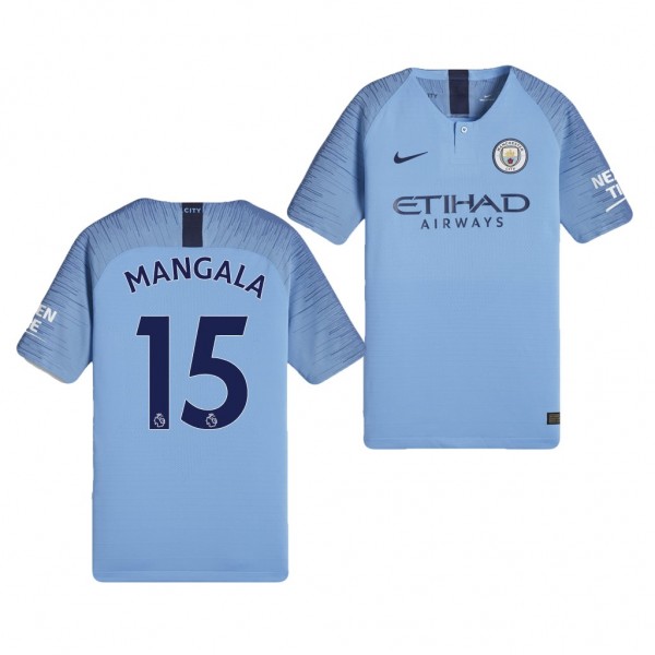 Youth Manchester City Eliaquim Mangala Home Official Jersey