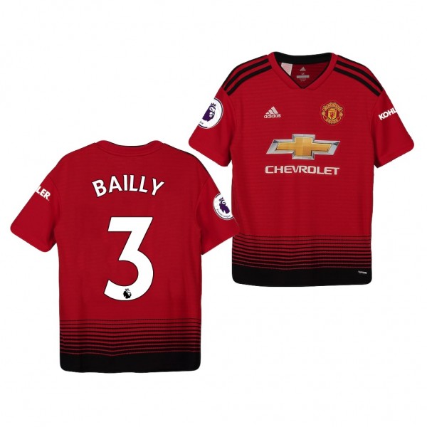 Youth Manchester United Eric Bailly Home Official Jersey