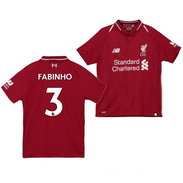 Youth Liverpool Fabinho Home Official Jersey