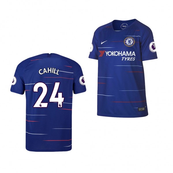 Youth Chelsea Gary Cahill Home Replica Jersey