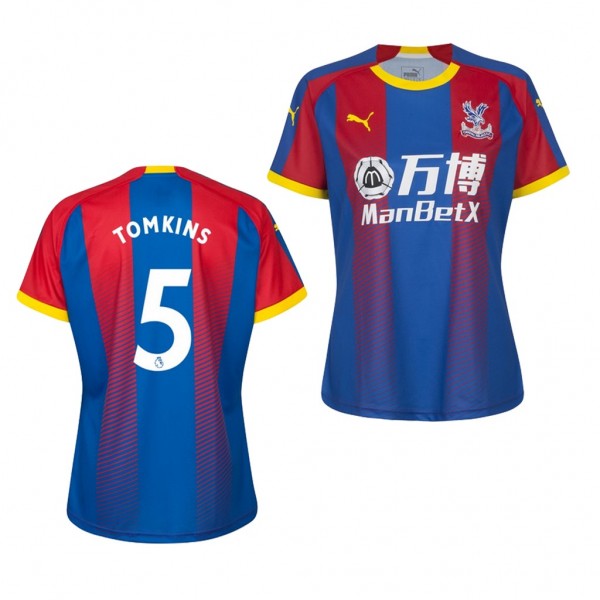 Women's Crystal Palace James Tomkins Home Jersey Blue Red