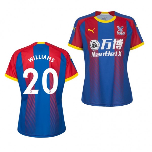 Women's Crystal Palace Jonny Williams Home Jersey Blue Red