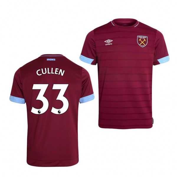 Youth West Ham United Josh Cullen Home Official Jersey