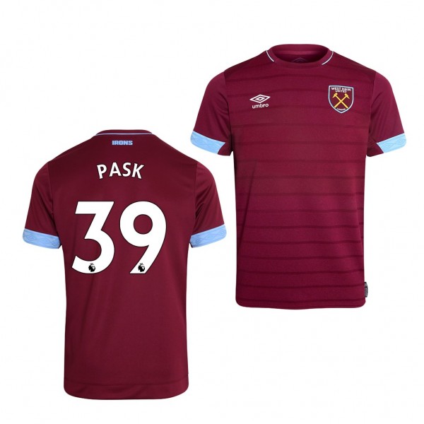Youth West Ham United Josh Pask Home Official Jersey