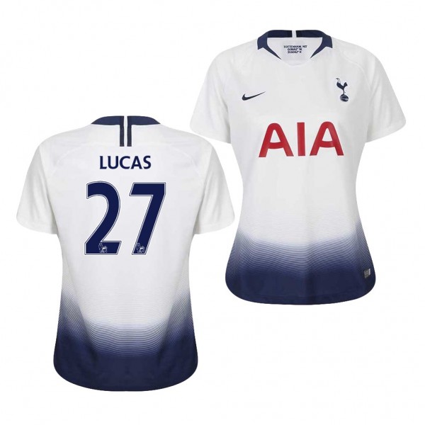 Women's Tottenham Hotspur Lucas Moura Home Jersey