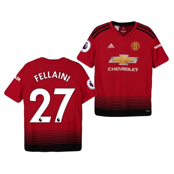 Youth Manchester United Marouane Fellaini Home Official Jersey