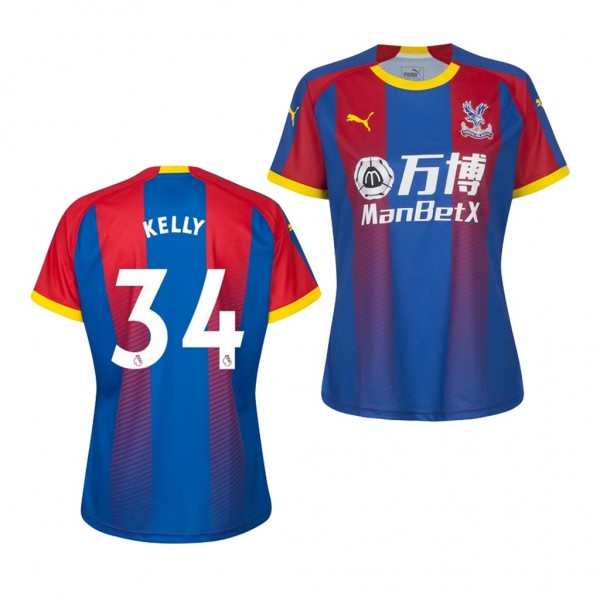 Women's Crystal Palace Martin Kelly Home Jersey Blue Red