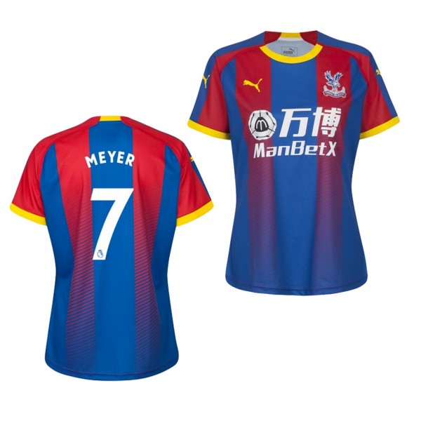 Women's Crystal Palace Max Meyer Home Jersey Blue Red