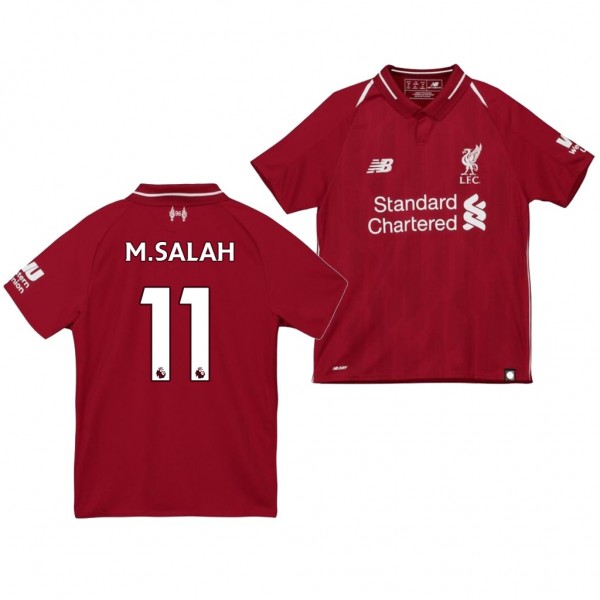 Youth Liverpool Mohamed Salah Home Official Jersey