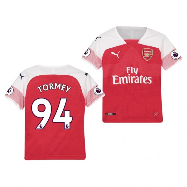 Youth Arsenal Nathan Tormey Home Official Jersey