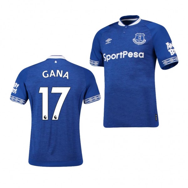 Men's Everton Home Idrissa Gueye Jersey Blue