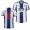 Men's West Bromwich Albion Home Jake Livermore Jersey Navy White