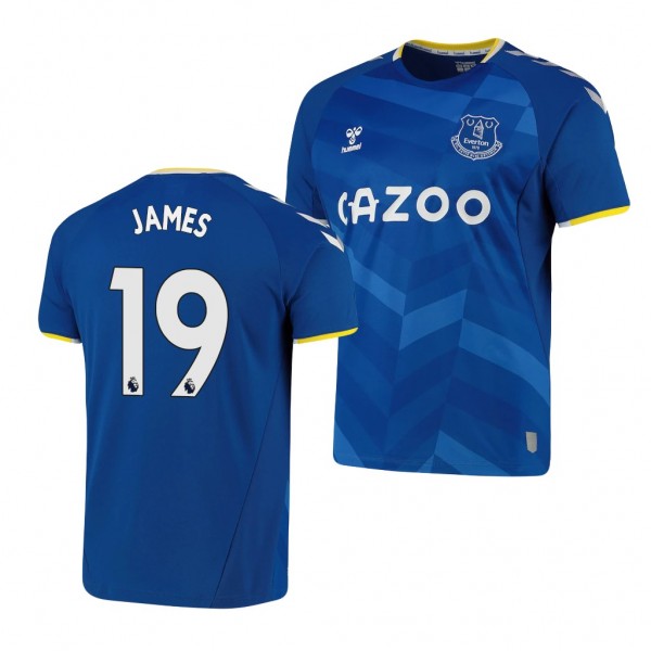 Men's James Rodriguez Everton 2021-22 Home Jersey Blue Replica
