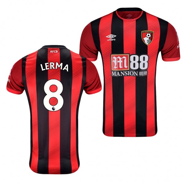 Men's AFC Bournemouth Jefferson Lerma 19-20 Home Official Jersey Online Sale