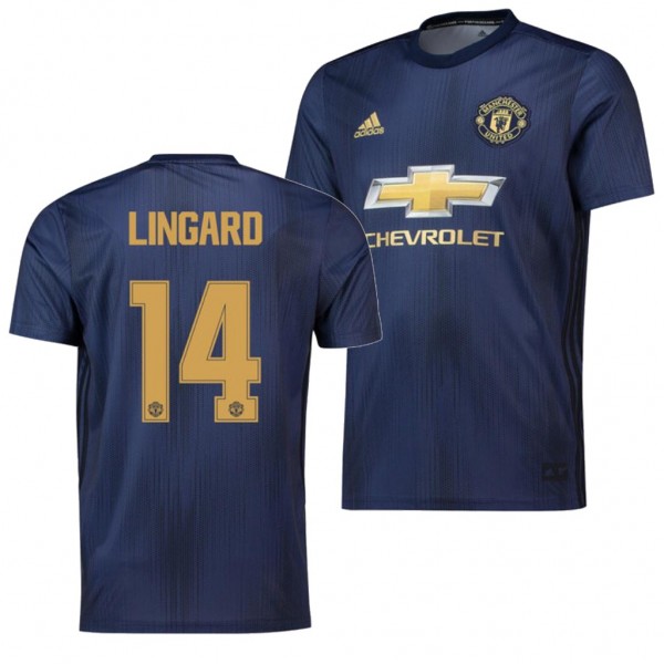 Men's Manchester United Jesse Lingard Jersey Cup Navy