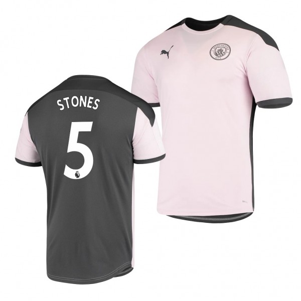 Men's John Stones Manchester City Training Jersey Pink 2020-21