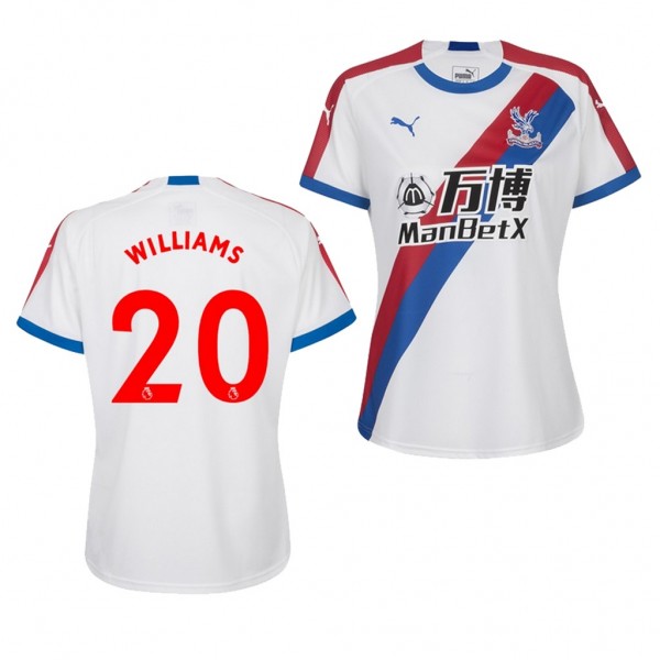 Women's Away Crystal Palace Jonny Williams Jersey White