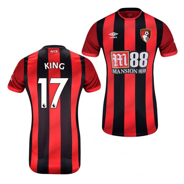 Men's AFC Bournemouth Joshua King 19-20 Home Official Jersey