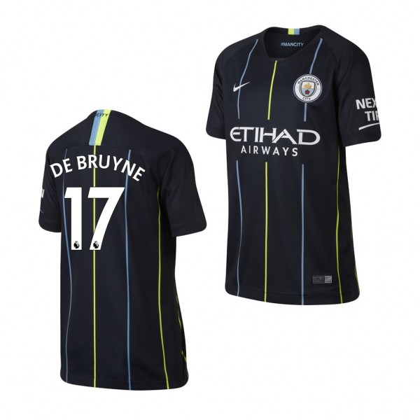 Youth Away Manchester City Kevin De Bruyne Jersey Navy