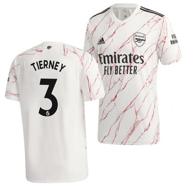 Men's Kieran Tierney Jersey Arsenal Away