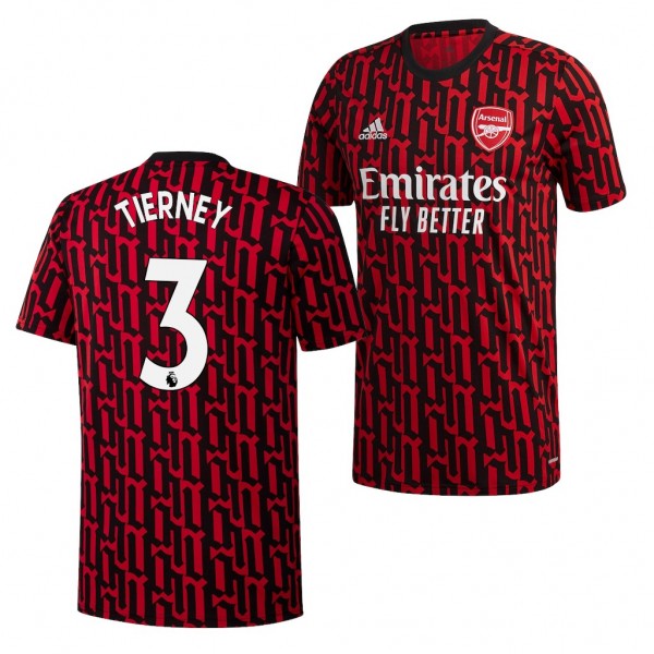 Men's Kieran Tierney Jersey Arsenal Pre-Match