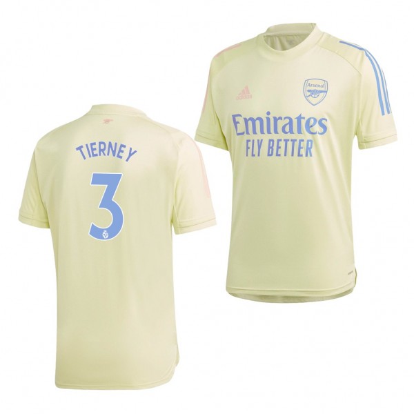 Men's Kieran Tierney Arsenal Training Jersey Yellow