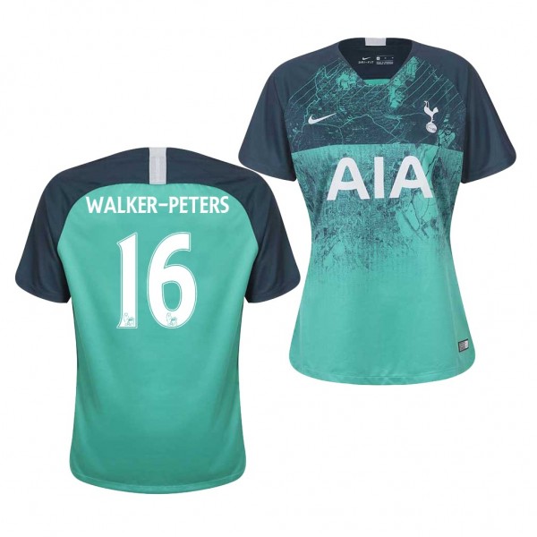 Men's Third Tottenham Hotspur Kyle Walker-Peters Jersey Green