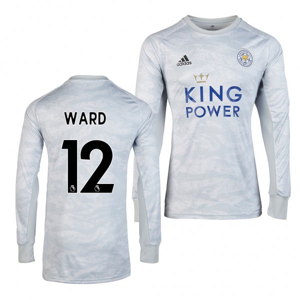 Men's Leicester City Danny Ward Jersey Goalkeeper 19-20 Long Sleeve Adidas Fashion