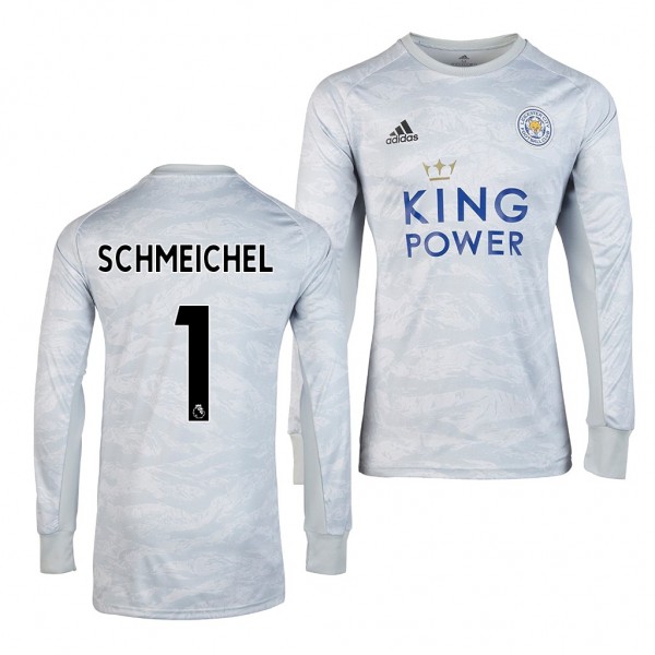 Youth Leicester City Kasper Schmeichel Jersey Goalkeeper 19-20 Long Sleeve Adidas