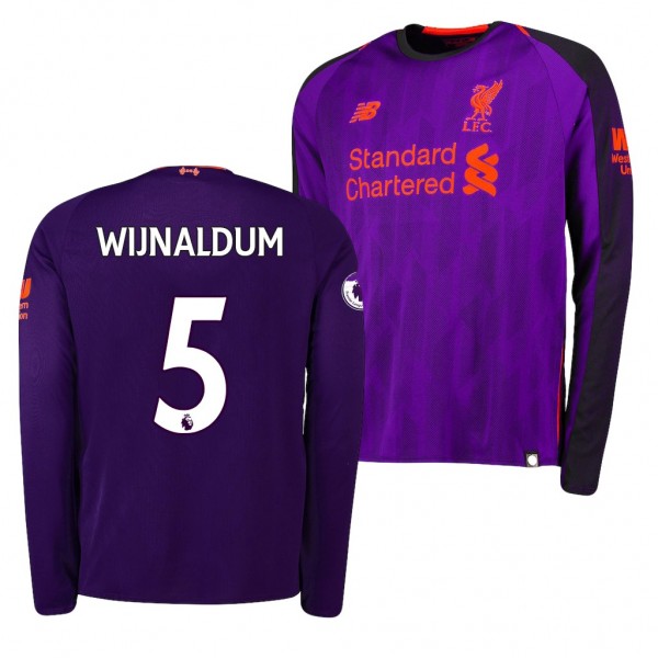 Men's Liverpool Georginio Wijnaldum Away Purple Jersey Online