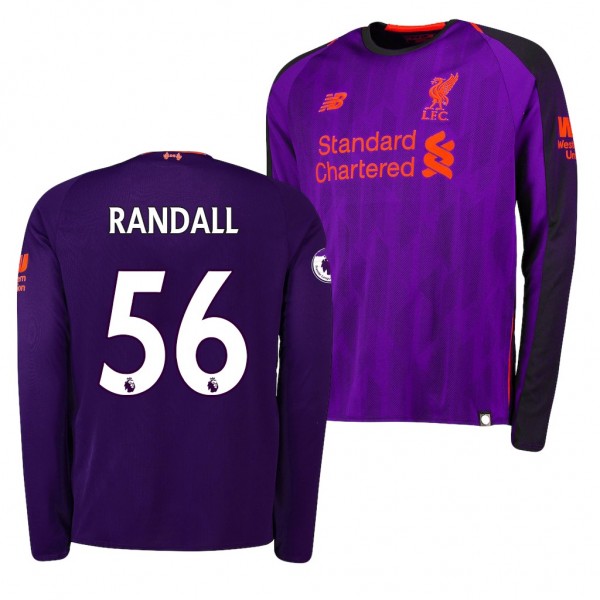 Men's Liverpool Connor Randall Away Purple Jersey Online