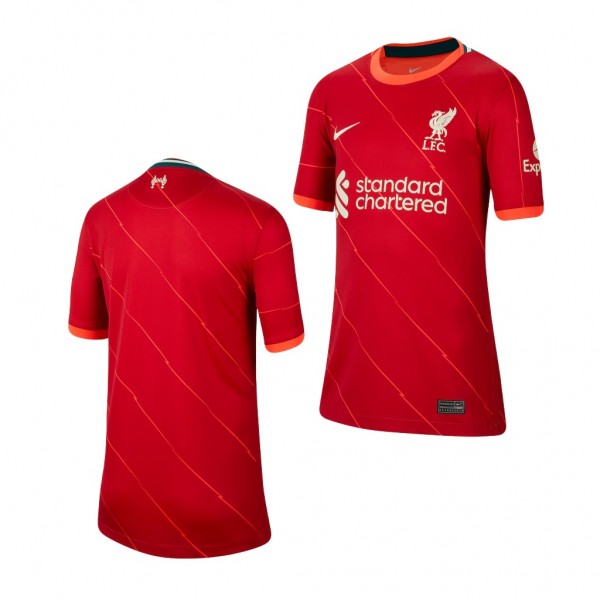 Youth Jersey Liverpool 2021-22 Red Home Replica