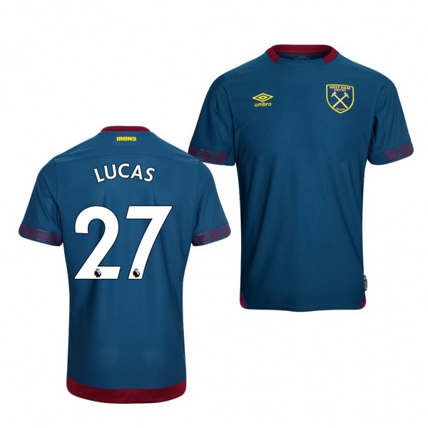 Youth Away West Ham United Lucas Perez Jersey Dark Teal