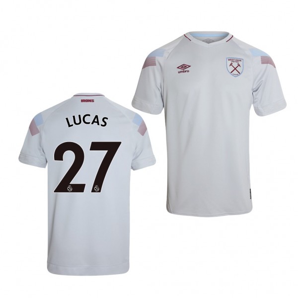 Youth Third West Ham United Lucas Perez Jersey Light Grey