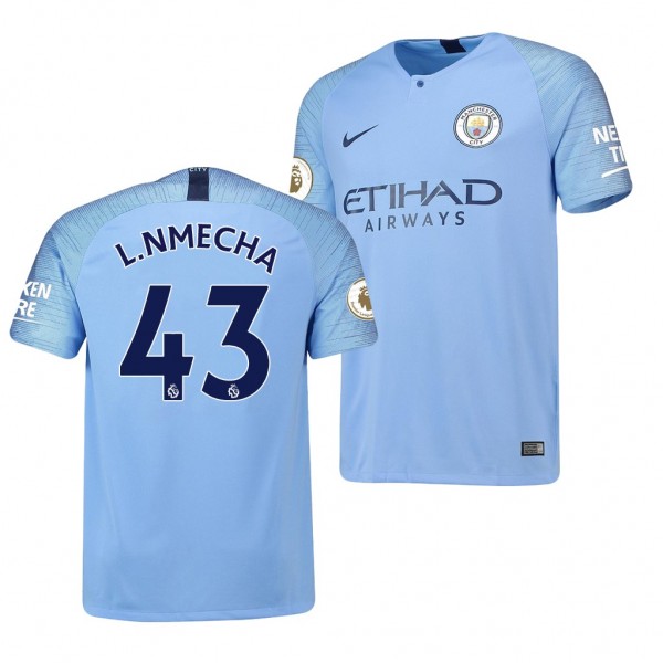 Men's Manchester City Replica Lukas Nmecha Jersey Light Blue