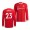 Men's Manchester United Luke Shaw 2021-22 Home Jersey Replica Red