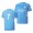 Youth Raheem Sterling Jersey Manchester City 2021-22 Light Blue Home Replica
