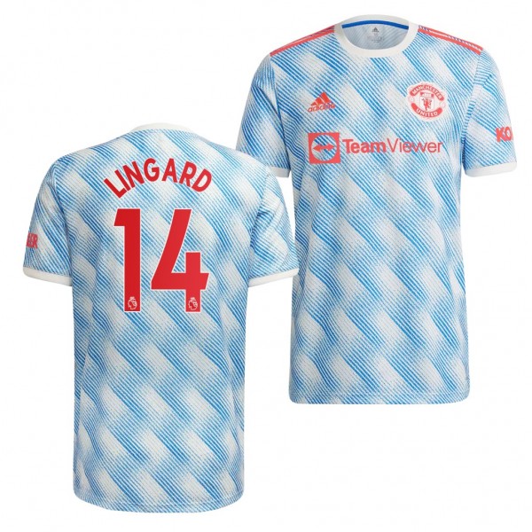 Youth Jesse Lingard Jersey Manchester United 2021-22 White Away Replica