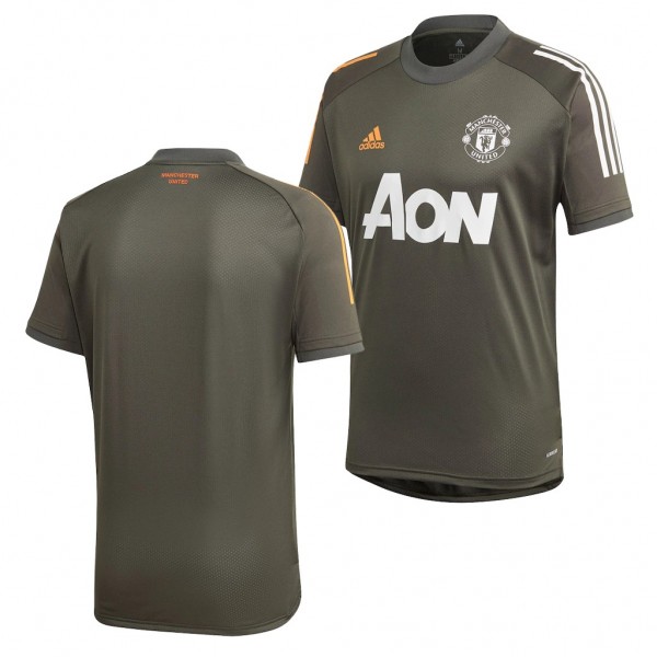 Men's Jersey Manchester United Training Olive 2020-21