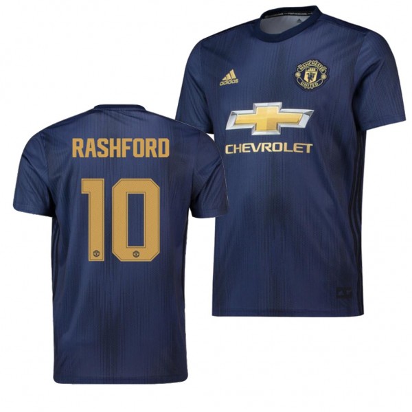 Men's Manchester United Marcus Rashford Jersey Cup Navy