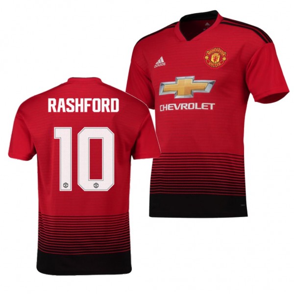 Men's Manchester United Marcus Rashford Jersey Cup Red