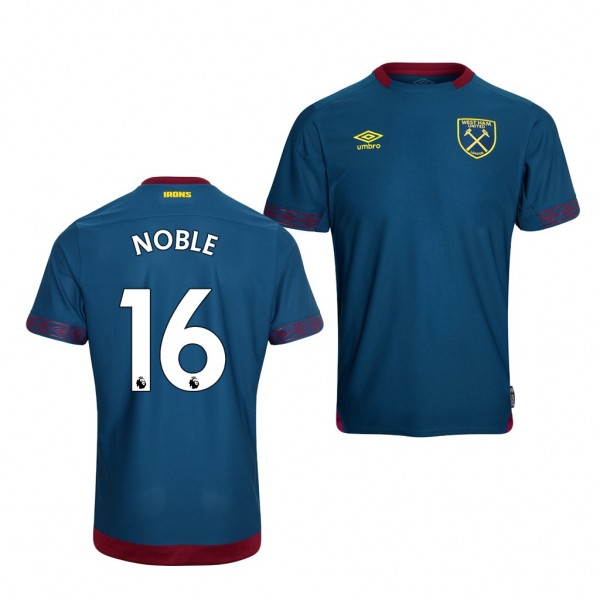 Youth Away West Ham United Mark Noble Jersey Dark Teal